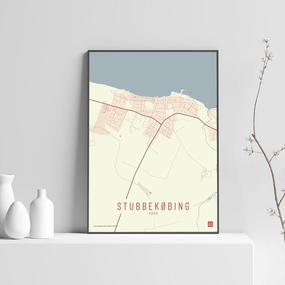 Stubbekøbing by plakat local poster