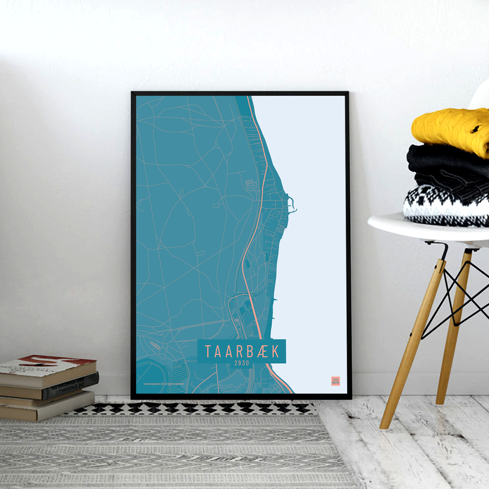 Taarbæk by plakat local poster