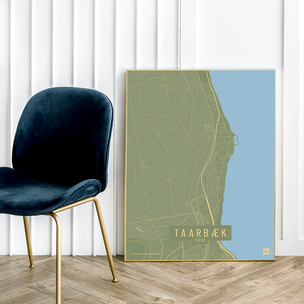 Taarbæk by plakat local poster