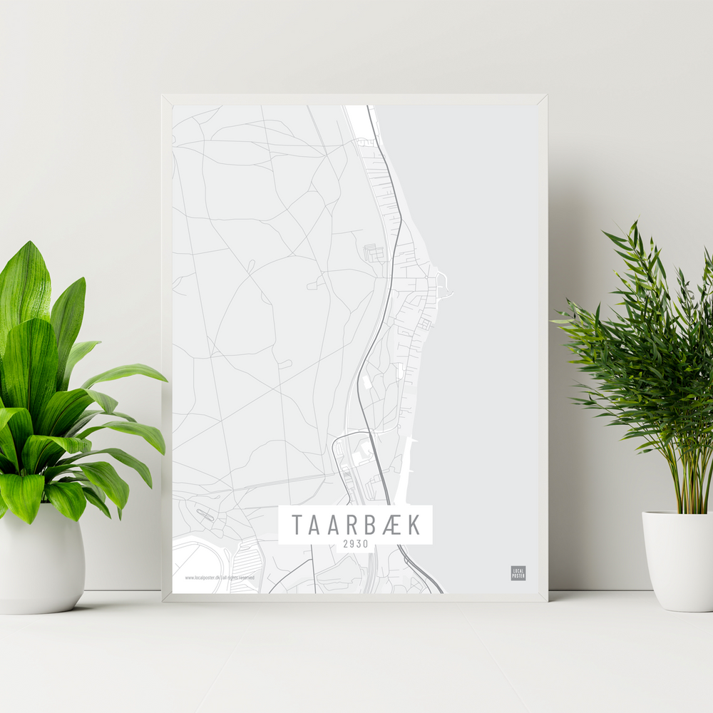 Taarbæk by plakat local poster