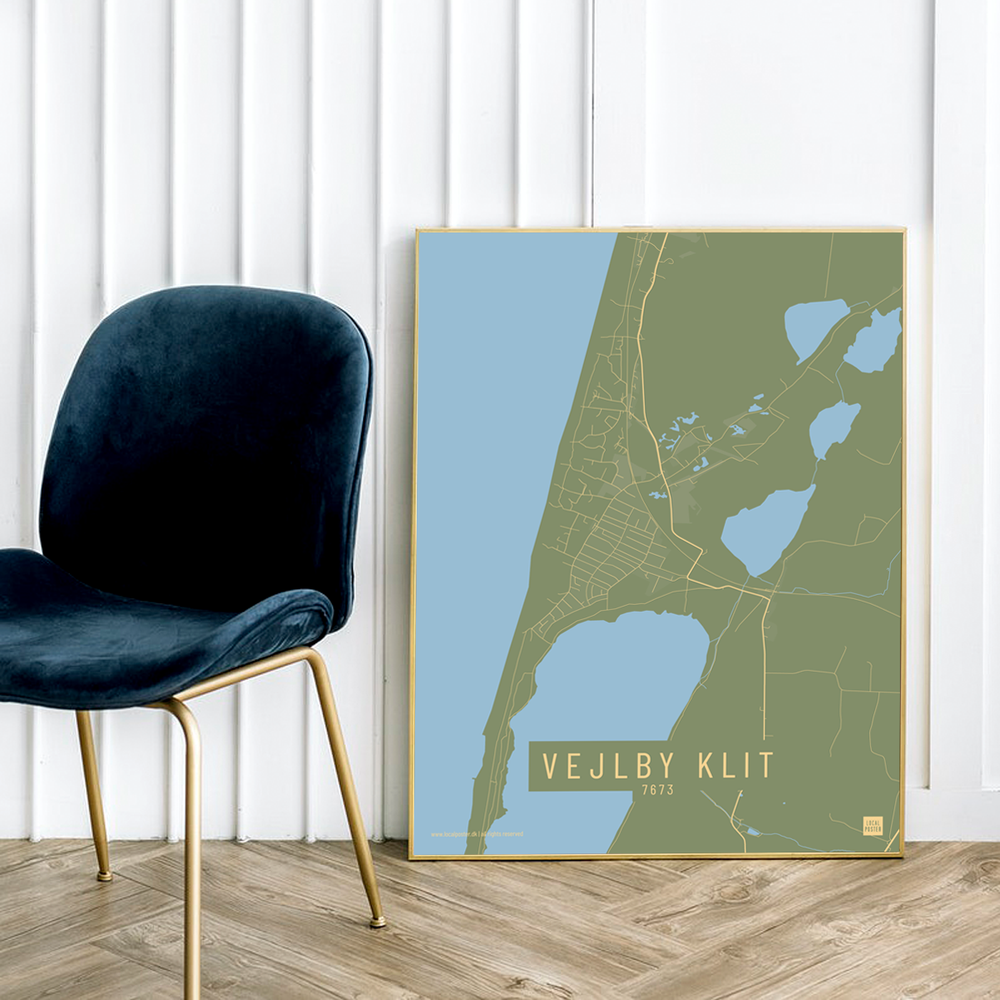 Vejlby Klit by plakat local poster
