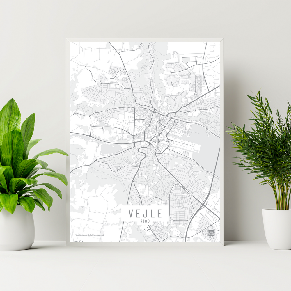 Vejle by plakat local poster