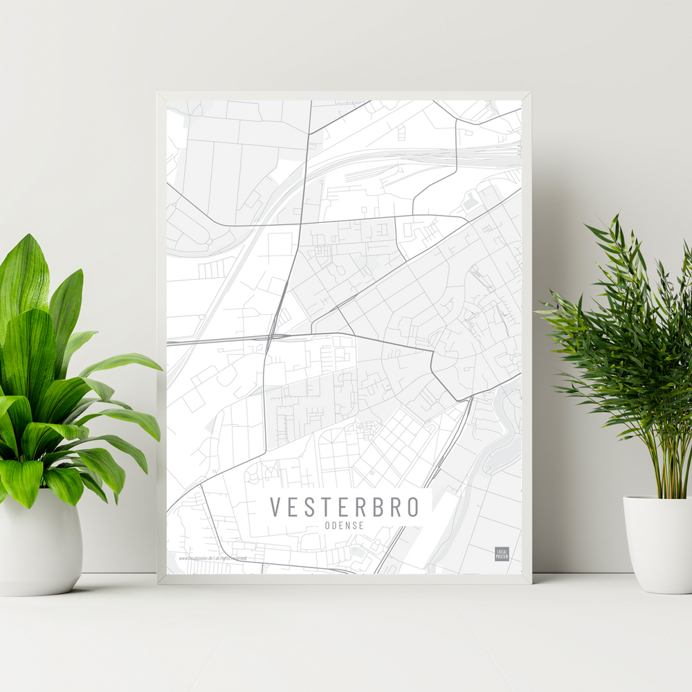 Vesterbro by plakat local poster