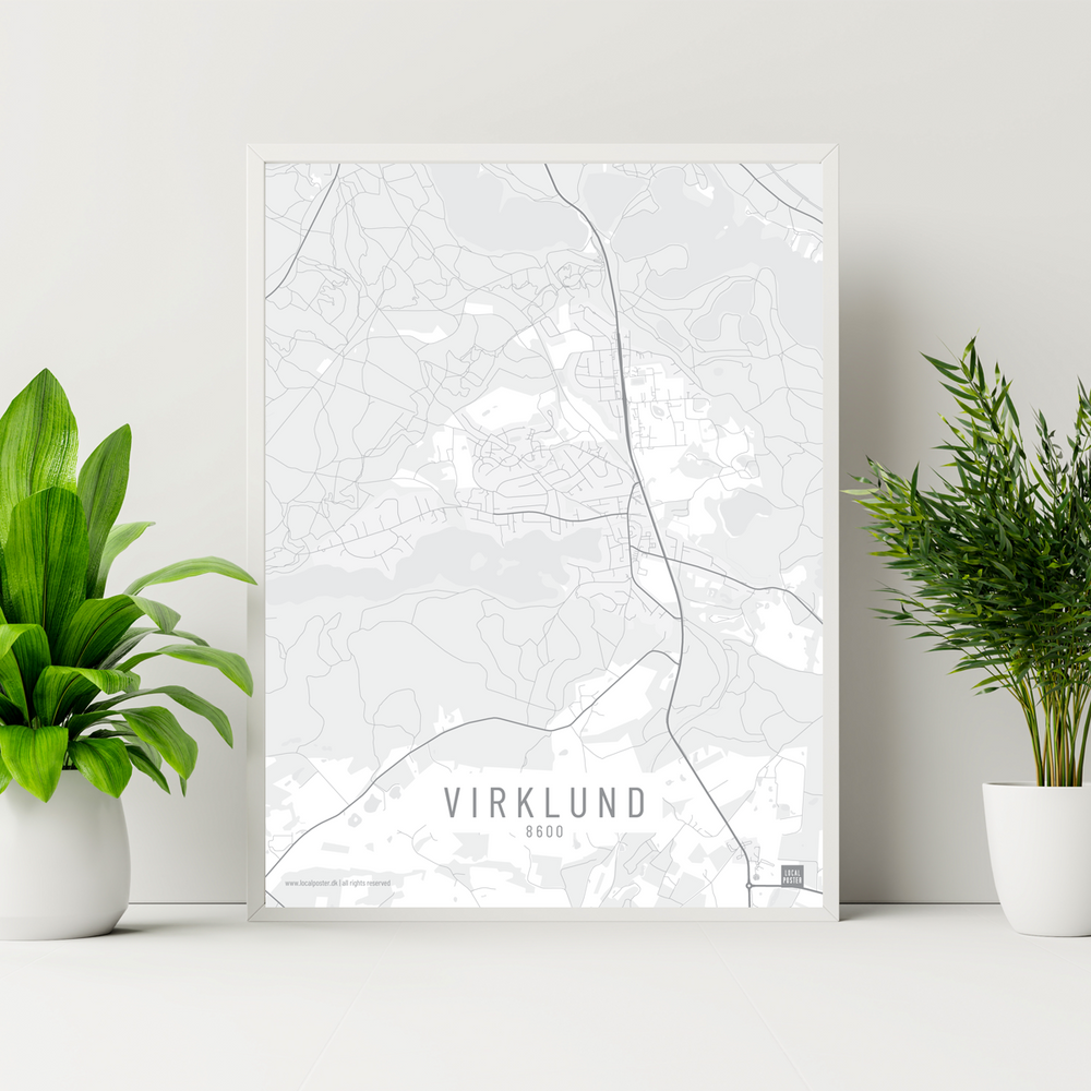 Virklund by plakat local poster